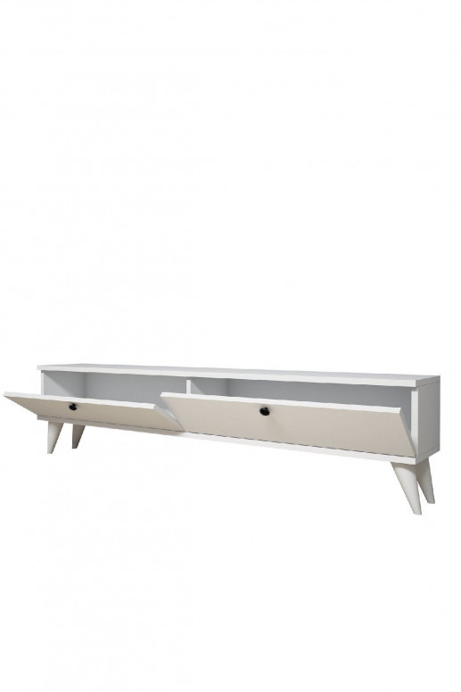 Comoda TV Salvador, Model Paris, 160x35x25 cm, Alb Comoda TV Salvador, Model Paris, 160x35x25 cm, Alb