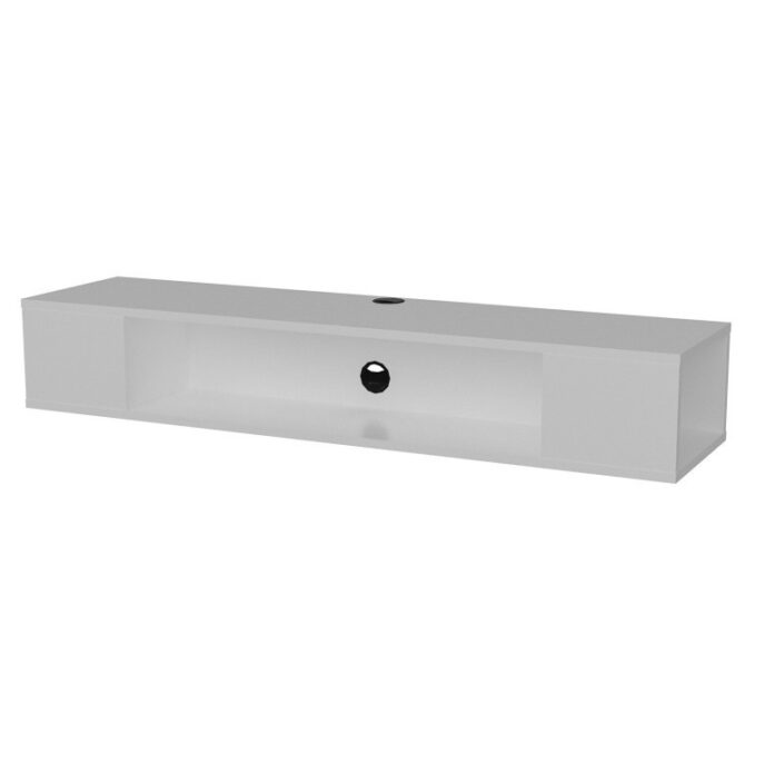 Comoda TV Salvador, Model Peti, 135x23x35.2 cm, Alb Comoda TV Salvador, Model Peti, 135x23x35.2 cm, Alb