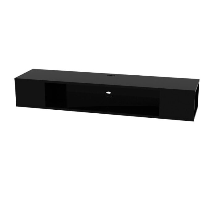 Comoda TV Salvador, Model Peti, 135x23x35.2 cm, Negru Comoda TV Salvador, Model Peti, 135x23x35.2 cm, Negru