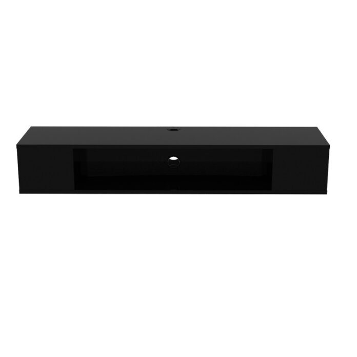 Comoda TV Salvador, Model Peti, 135x23x35.2 cm, Negru Comoda TV Salvador, Model Peti, 135x23x35.2 cm, Negru