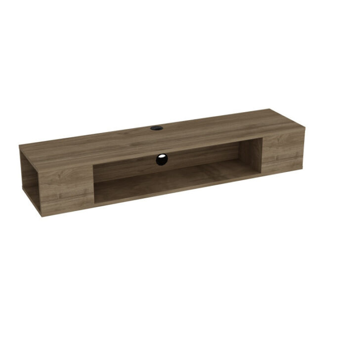 Comoda TV Salvador, Model Peti, 135x23x35.2 cm, Nuc Comoda TV Salvador, Model Peti, 135x23x35.2 cm, Nuc