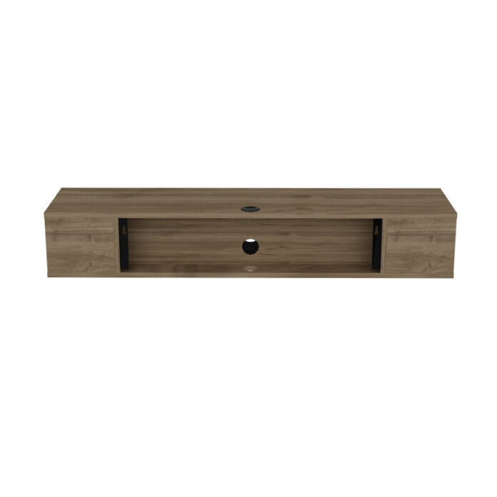 Comoda TV Salvador, Model Peti, 135x23x35.2 cm, Nuc Comoda TV Salvador, Model Peti, 135x23x35.2 cm, Nuc