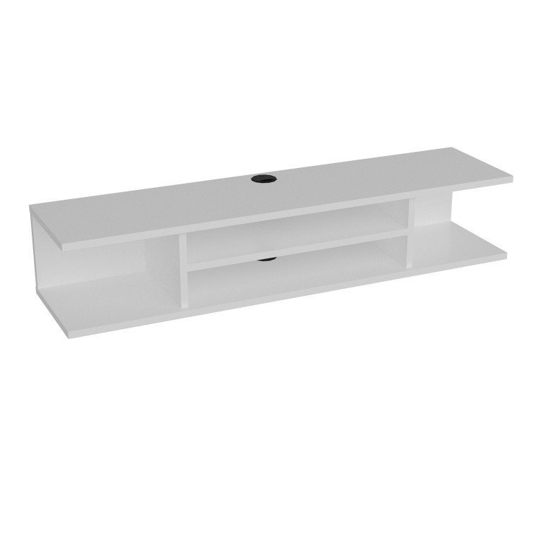 Comoda TV Salvador, Model Pivot, 120x23x29.5 cm, Alb Comoda TV Salvador, Model Pivot, 120x23x29.5 cm, Alb