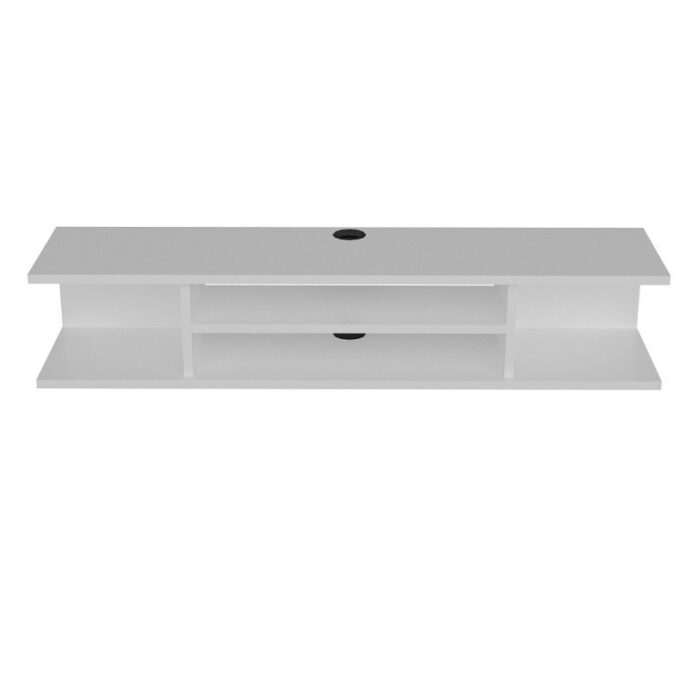 Comoda TV Salvador, Model Pivot, 120x23x29.5 cm, Alb Comoda TV Salvador, Model Pivot, 120x23x29.5 cm, Alb