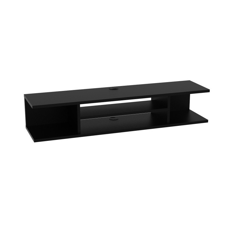 Comoda TV Salvador, Model Pivot, 120x23x29.5 cm, Negru Comoda TV Salvador, Model Pivot, 120x23x29.5 cm, Negru