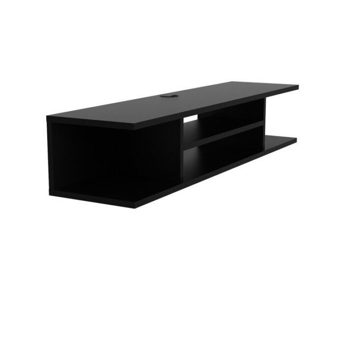 Comoda TV Salvador, Model Pivot, 120x23x29.5 cm, Negru Comoda TV Salvador, Model Pivot, 120x23x29.5 cm, Negru