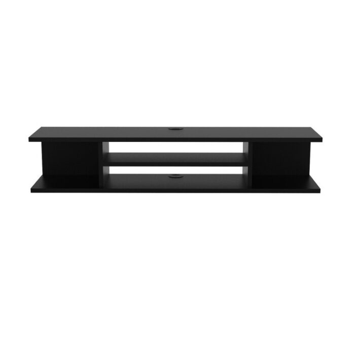 Comoda TV Salvador, Model Pivot, 120x23x29.5 cm, Negru Comoda TV Salvador, Model Pivot, 120x23x29.5 cm, Negru