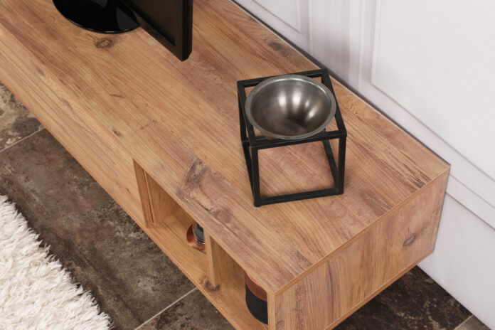 Comoda TV Salvador, Model Safir, 160x35x40 cm, Pin atlantic Comoda TV Salvador, Model Safir, 160x35x40 cm, Pin atlantic