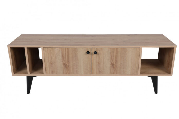 Comoda TV Salvador, Model Sidney, 150x40x50 cm, Stejar Comoda TV Salvador, Model Sidney, 150x40x50 cm, Stejar