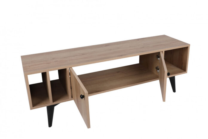 Comoda TV Salvador, Model Sidney, 150x40x50 cm, Stejar Comoda TV Salvador, Model Sidney, 150x40x50 cm, Stejar