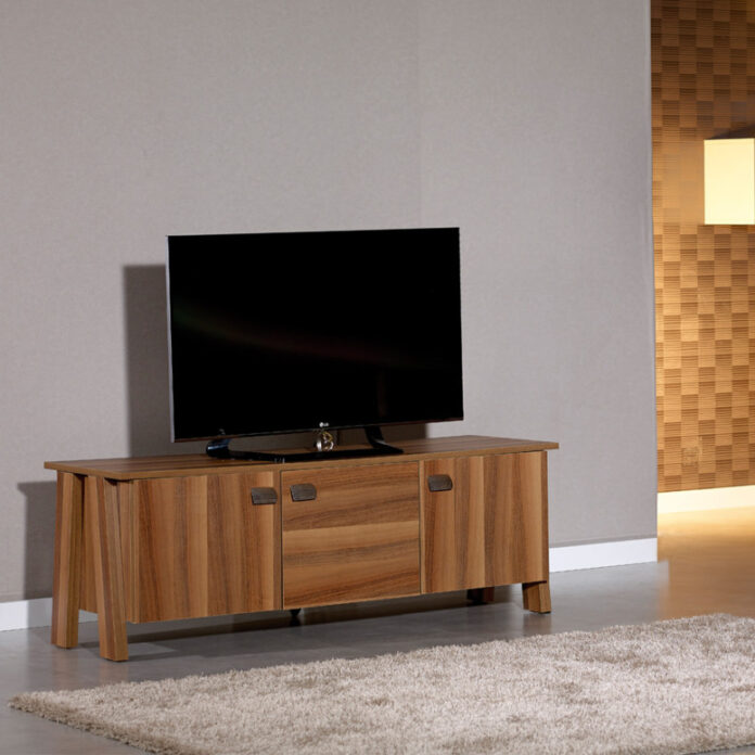 Comoda TV Salvador, Model Story, 144x50x45 cm, Maro Comoda TV Salvador, Model Story, 144x50x45 cm, Maro