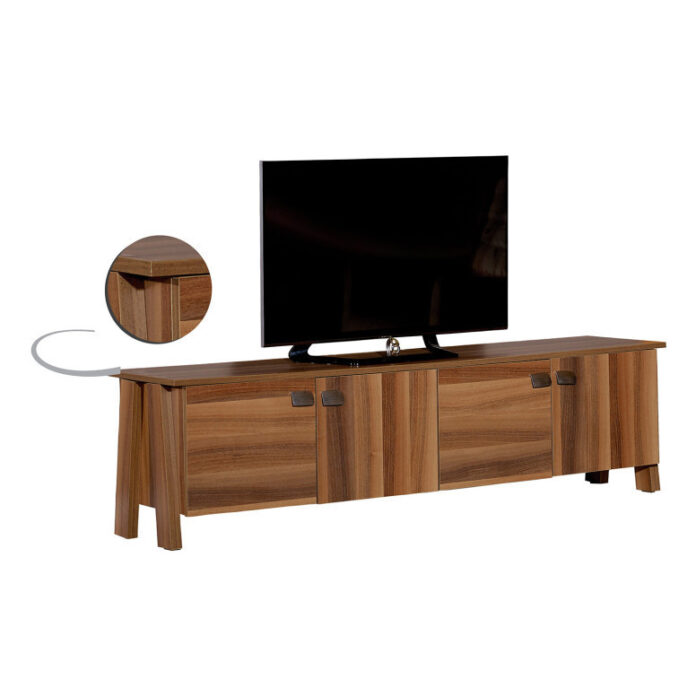 Comoda TV Salvador, Model Story, 189x50x45 cm, Nuc Comoda TV Salvador, Model Story, 189x50x45 cm, Nuc