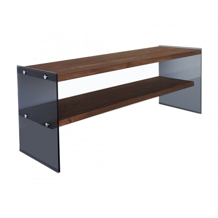 Comoda TV Salvador, Model TV100, 120x45x35 cm, Nuc Comoda TV Salvador, Model TV100, 120x45x35 cm, Nuc