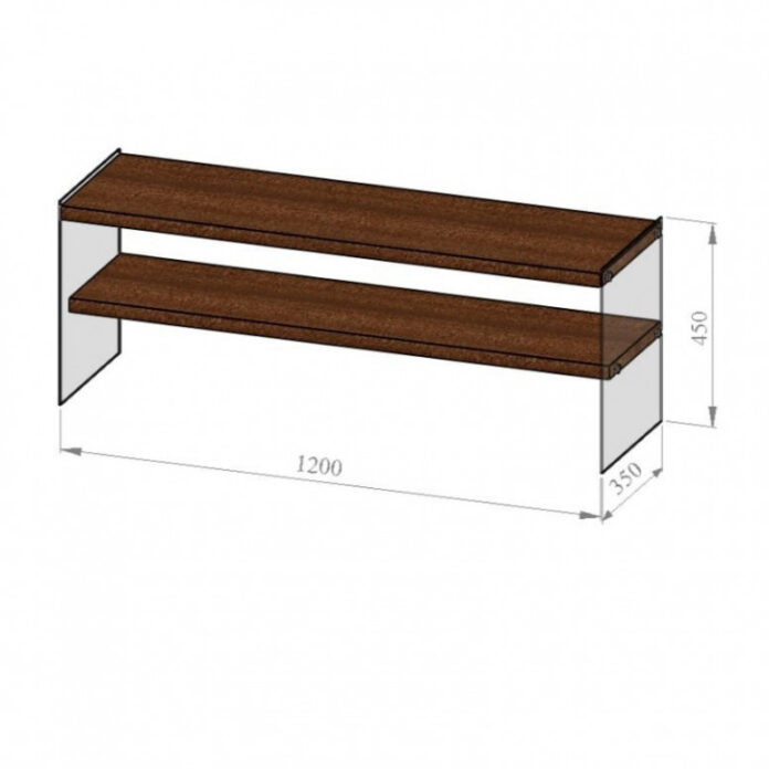 Comoda TV Salvador, Model TV100, 120x45x35 cm, Nuc Comoda TV Salvador, Model TV100, 120x45x35 cm, Nuc