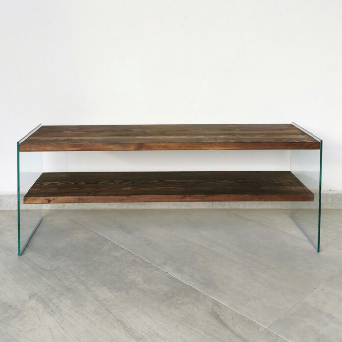 Comoda TV Salvador, Model TV103, 120x45x35 cm, Nuc Comoda TV Salvador, Model TV103, 120x45x35 cm, Nuc