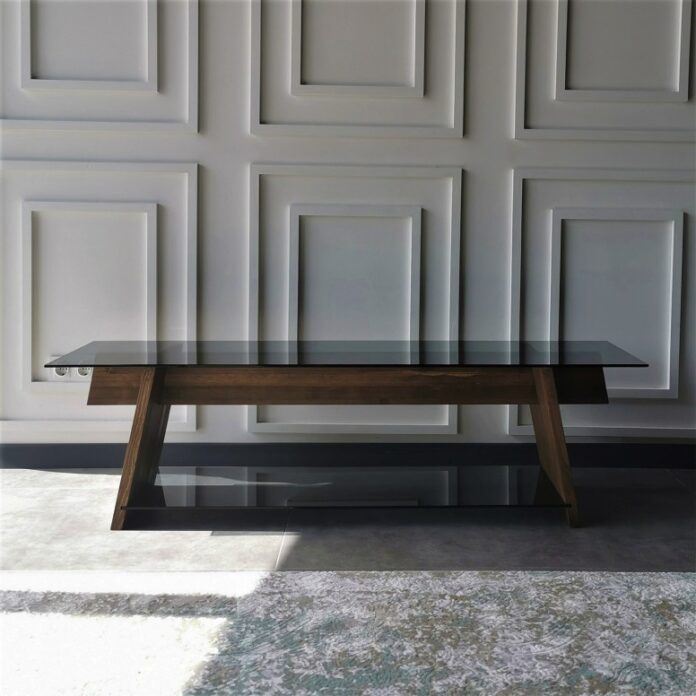Comoda TV Salvador, Model TV201, 158x45x40 cm, Stejar Comoda TV Salvador, Model TV201, 158x45x40 cm, Stejar