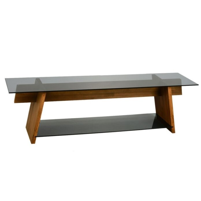 Comoda TV Salvador, Model TV201, 158x45x40 cm, Stejar Comoda TV Salvador, Model TV201, 158x45x40 cm, Stejar