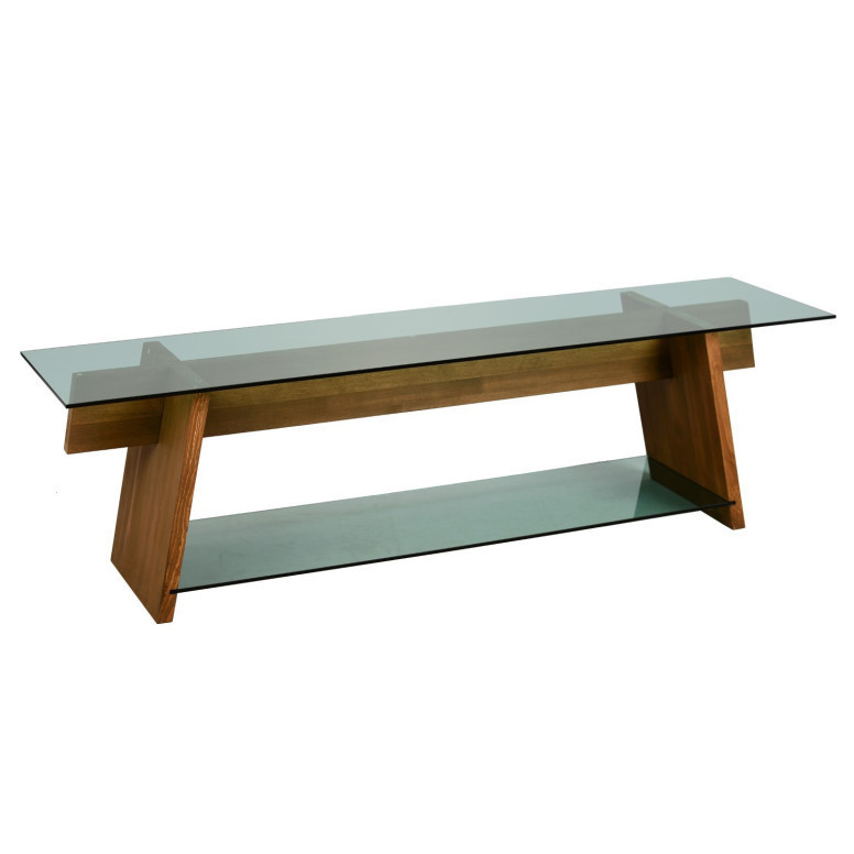 Comoda TV Salvador, Model TV202, 158x45x40 cm, Stejar Comoda TV Salvador, Model TV202, 158x45x40 cm, Stejar