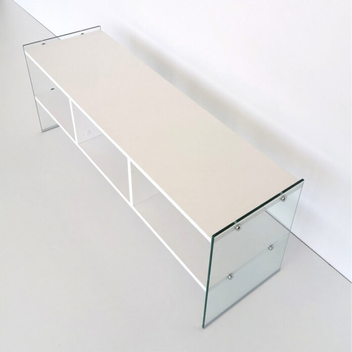 Comoda TV Salvador, Model TV400, 120x45x35 cm, Alb Comoda TV Salvador, Model TV400, 120x45x35 cm, Alb