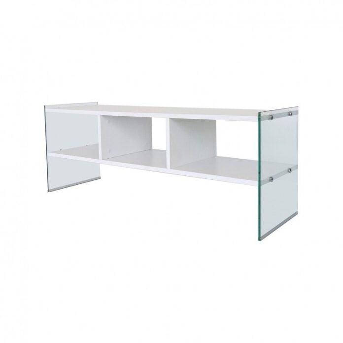 Comoda TV Salvador, Model TV400, 120x45x35 cm, Alb Comoda TV Salvador, Model TV400, 120x45x35 cm, Alb