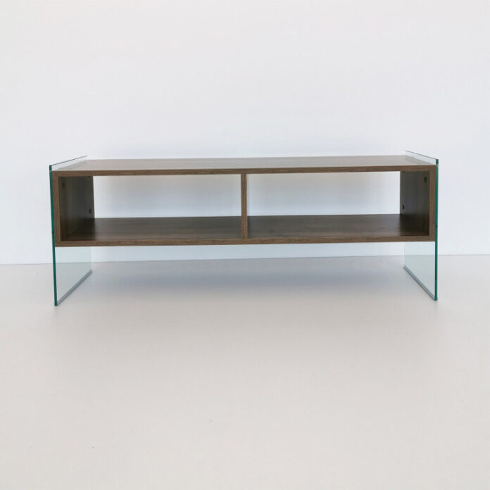 Comoda TV Salvador, Model TV404, 120x45x35 cm, Nuc Comoda TV Salvador, Model TV404, 120x45x35 cm, Nuc