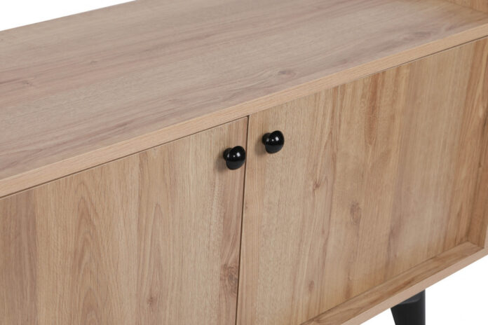 Comoda TV Salvador, Model Viyana, 150x40x62 cm, Stejar Comoda TV Salvador, Model Viyana, 150x40x62 cm, Stejar