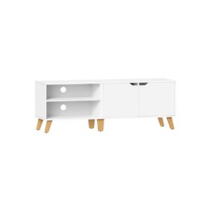 Comoda TV Vasagle Alb 140x40x45 cm Comoda TV Vasagle Alb 140x40x45 cm