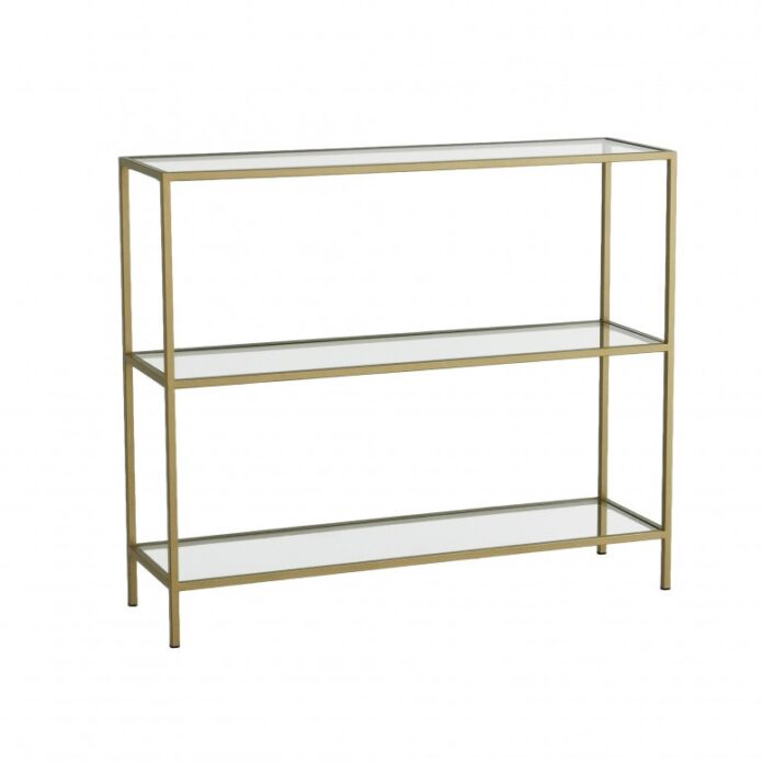 Consola Model D101, Auriu, 100x30x85 cm Consola Model D101, Auriu, 100x30x85 cm