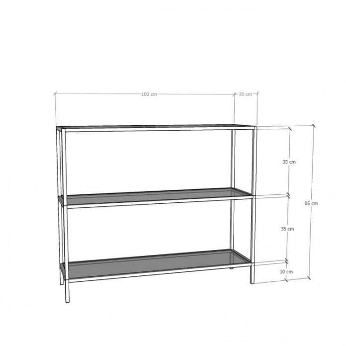 Consola Model D101, Auriu, 100x30x85 cm Consola Model D101, Auriu, 100x30x85 cm