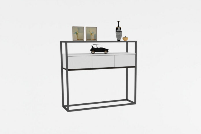 Consola Model Guarda, Alb, 90x34x70 cm Consola Model Guarda, Alb, 90x34x70 cm