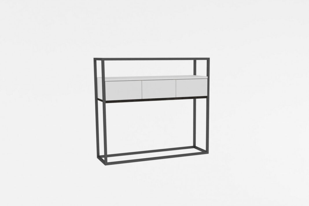 Consola Model Guarda, Alb, 90x34x70 cm Consola Model Guarda, Alb, 90x34x70 cm