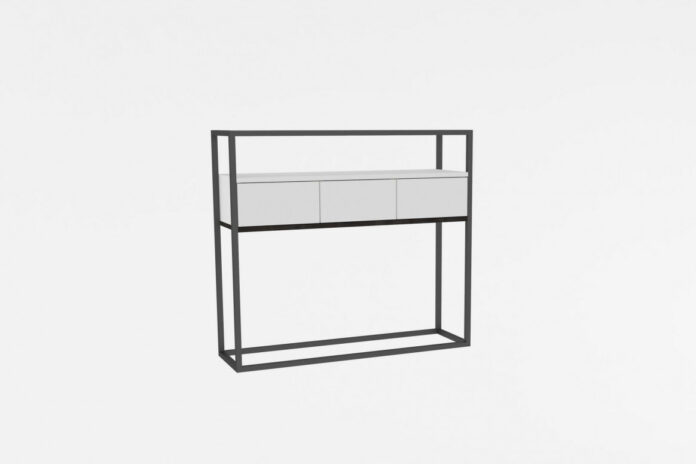 Consola Model Guarda, Alb, 90x34x70 cm Consola Model Guarda, Alb, 90x34x70 cm
