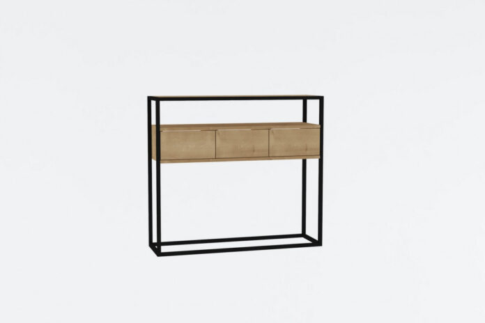 Consola Model Guarda, Stejar, 90x34x70 cm Consola Model Guarda, Stejar, 90x34x70 cm