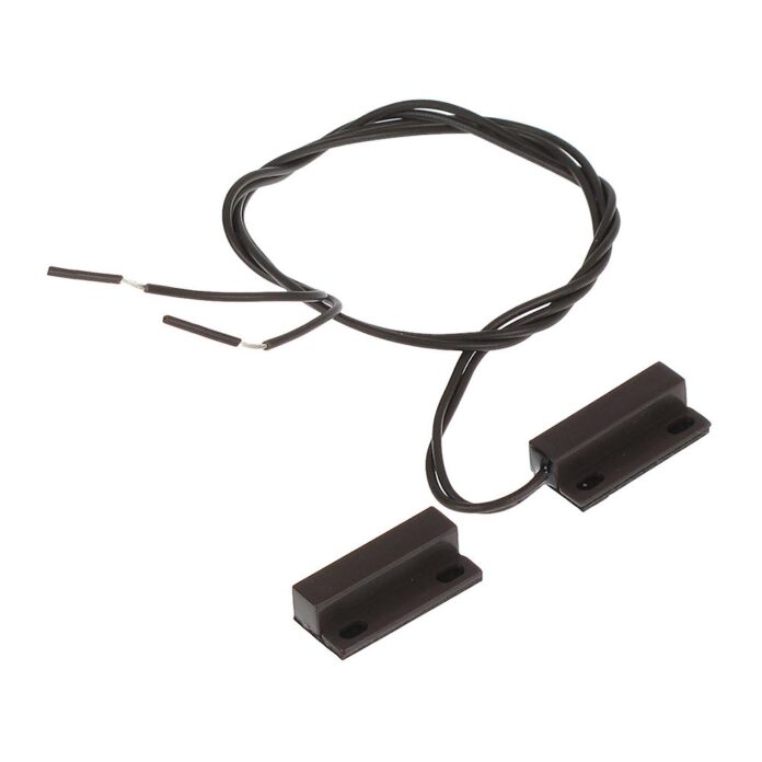 Contact magnetic lateral Satel B-1 BR, aparent, NO, maro