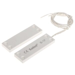 Contact magnetic lateral Satel B-1F, aparent, plat, alb Contact magnetic lateral Satel B-1F, aparent, plat, alb