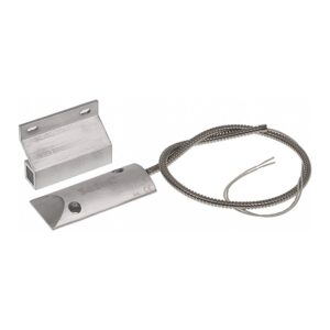 Contact magnetic pentru porti Satel B-4L, aparent, cablu armat, NO, metal Contact magnetic pentru porti Satel B-4L, aparent, cablu armat, NO, metal