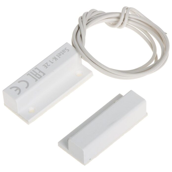 Contact magnetic Satel K-1 2E, aparent, NC, 2EOL, alb