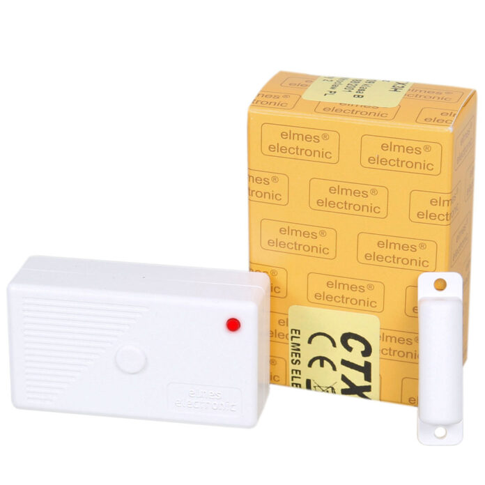 Contact magnetic wireless Elmes CTX3H, aparent, 1 intrare, reed, 433 MHz, RF 100 m Contact magnetic wireless Elmes CTX3H, aparent, 1 intrare, reed, 433 MHz, RF 100 m