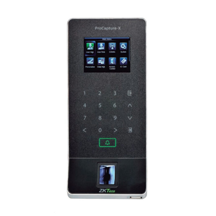 Controler de acces IP biometric ZKTeco GL-PROCAPTURE-X-B-1, ecran 2.4 inch, EM, 20.000 amprente, 50.000 carduri, 500.000 evenimente Controler de acces IP biometric ZKTeco GL-PROCAPTURE-X-B-1, ecran 2.4 inch, EM, 20.000 amprente, 50.000 carduri, 500.000 evenimente