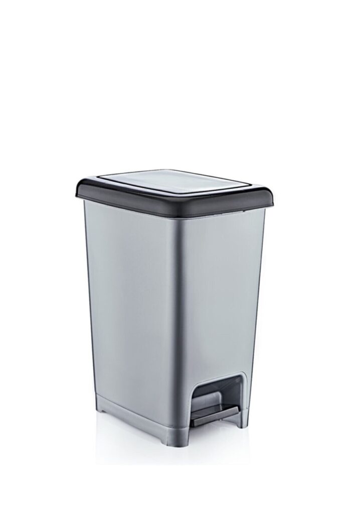 Cos de gunoi cu pedala, 4L 01043 Gri 25x35x43.7 cm Cos de gunoi cu pedala, 4L 01043 Gri 25x35x43.7 cm