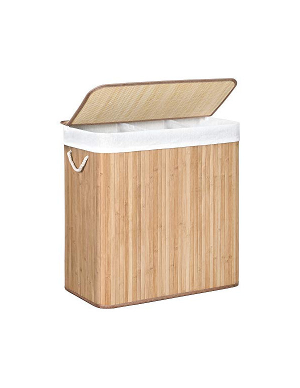 Cos de rufe, Songmics, 150L, Natural, LCB091N01, 60 x 40 x 61 cm Cos de rufe, Songmics, 150L, Natural, LCB091N01, 60 x 40 x 61 cm