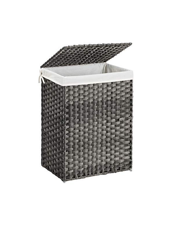 Cos de rufe, Songmics, 90L, LCB51WG, 46 x 33 x 60 cm Cos de rufe, Songmics, 90L, LCB51WG, 46 x 33 x 60 cm