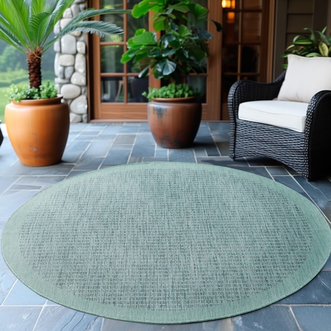 Covor Ayyildiz Giza Albastru, Rotund, D120 cm Covor Ayyildiz Giza Albastru, Rotund, D120 cm