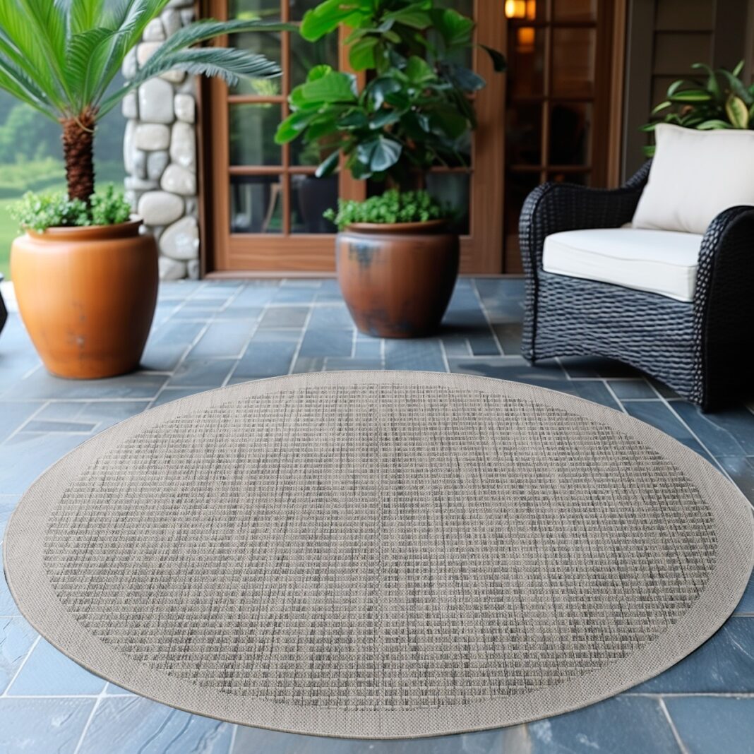 Covor Ayyildiz Giza Gri, Rotund, D160 cm Covor Ayyildiz Giza Gri, Rotund, D160 cm