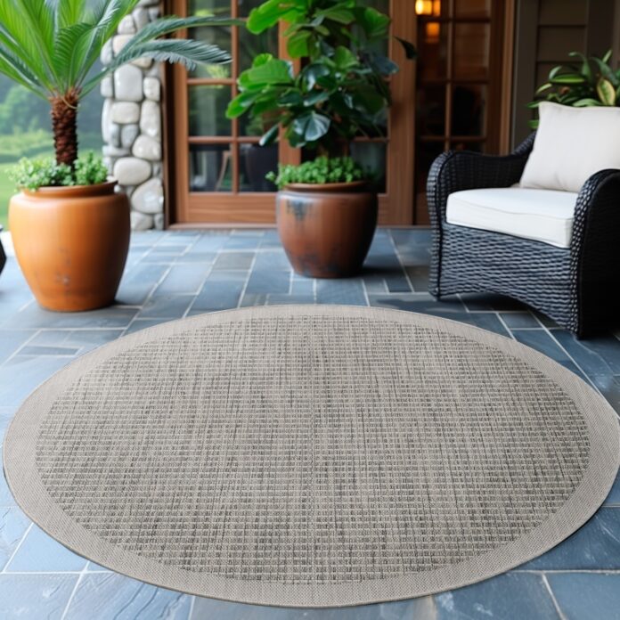 Covor Ayyildiz Giza Gri, Rotund, D160 cm Covor Ayyildiz Giza Gri, Rotund, D160 cm