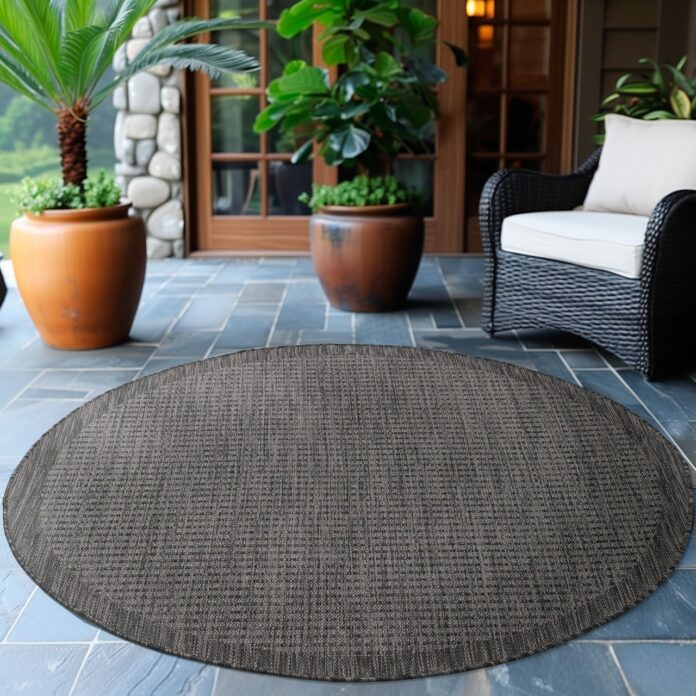 Covor Ayyildiz Giza Negru, Rotund, D120 cm Covor Ayyildiz Giza Negru, Rotund, D120 cm