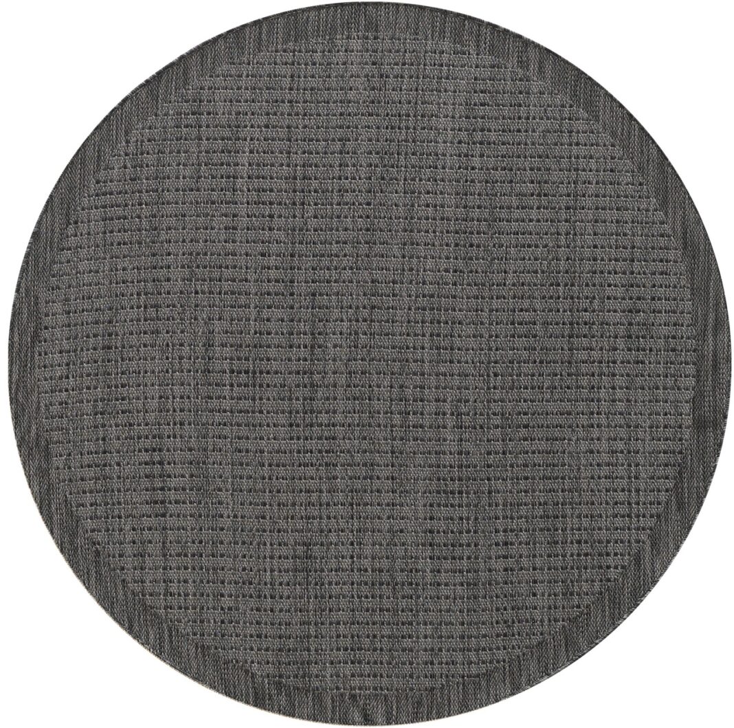 Covor Ayyildiz Giza Negru, Rotund, D160 cm