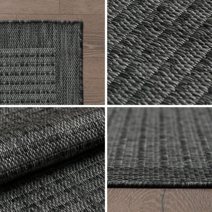 Covor Ayyildiz Giza Negru, Rotund, D160 cm