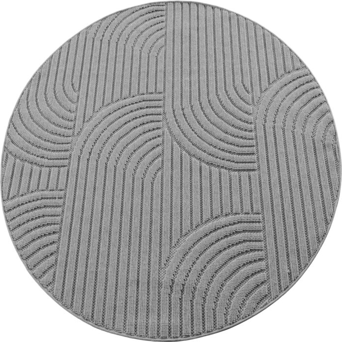 Covor Helix Argintiu V1, Rotund, D160 cm Covor Helix Argintiu V1, Rotund, D160 cm