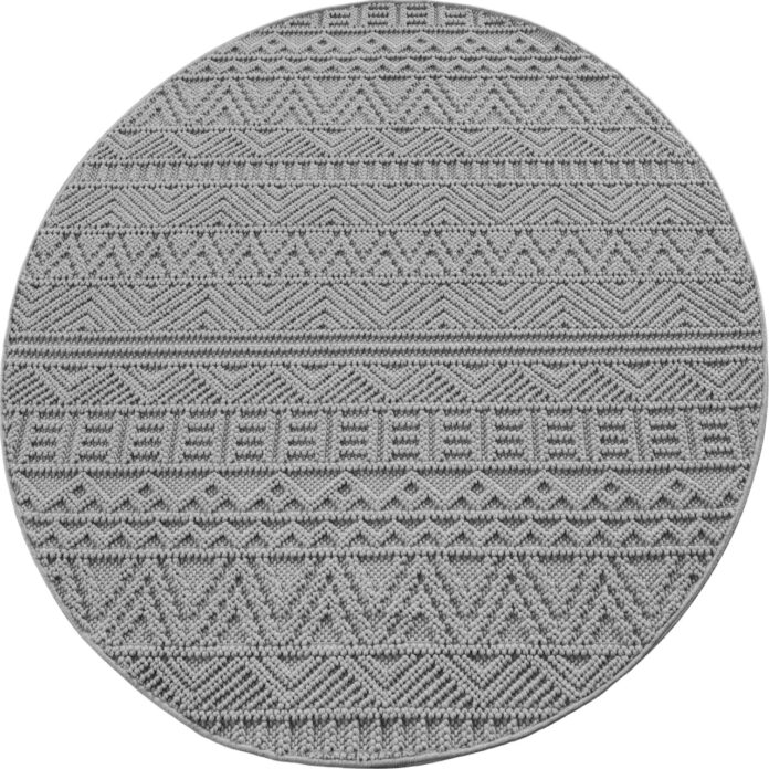 Covor Helix Argintiu V2, Rotund, D160 cm Covor Helix Argintiu V2, Rotund, D160 cm